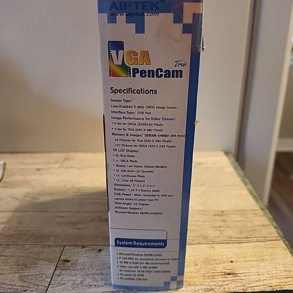 VGA PenCam Digital Camera AIPTEK Trio Geek Vintage Tech AS IS - Picture 5 of 13